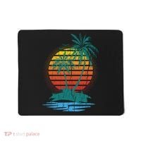 Retro Tropical Island Mousepad thumb 0