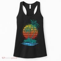 Retro Tropical Island Women's Tank Top thumb 0