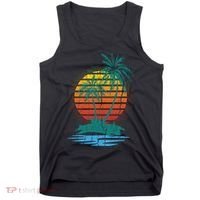 Retro Tropical Island Tank Top thumb 0