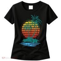 Retro Tropical Island Women's T-Shirt thumb 0