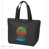 Retro Tropical Island Tote Bag thumb 3