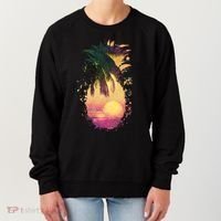 Retro Tropical Pineapple Women's Sweatshirt thumb 0