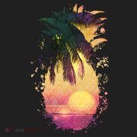 Retro Tropical Pineapple Women's Sweatshirt thumb 2