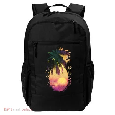 Retro Tropical Pineapple Backpack