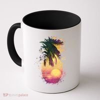Retro Tropical Pineapple Coffee Mug thumb 0