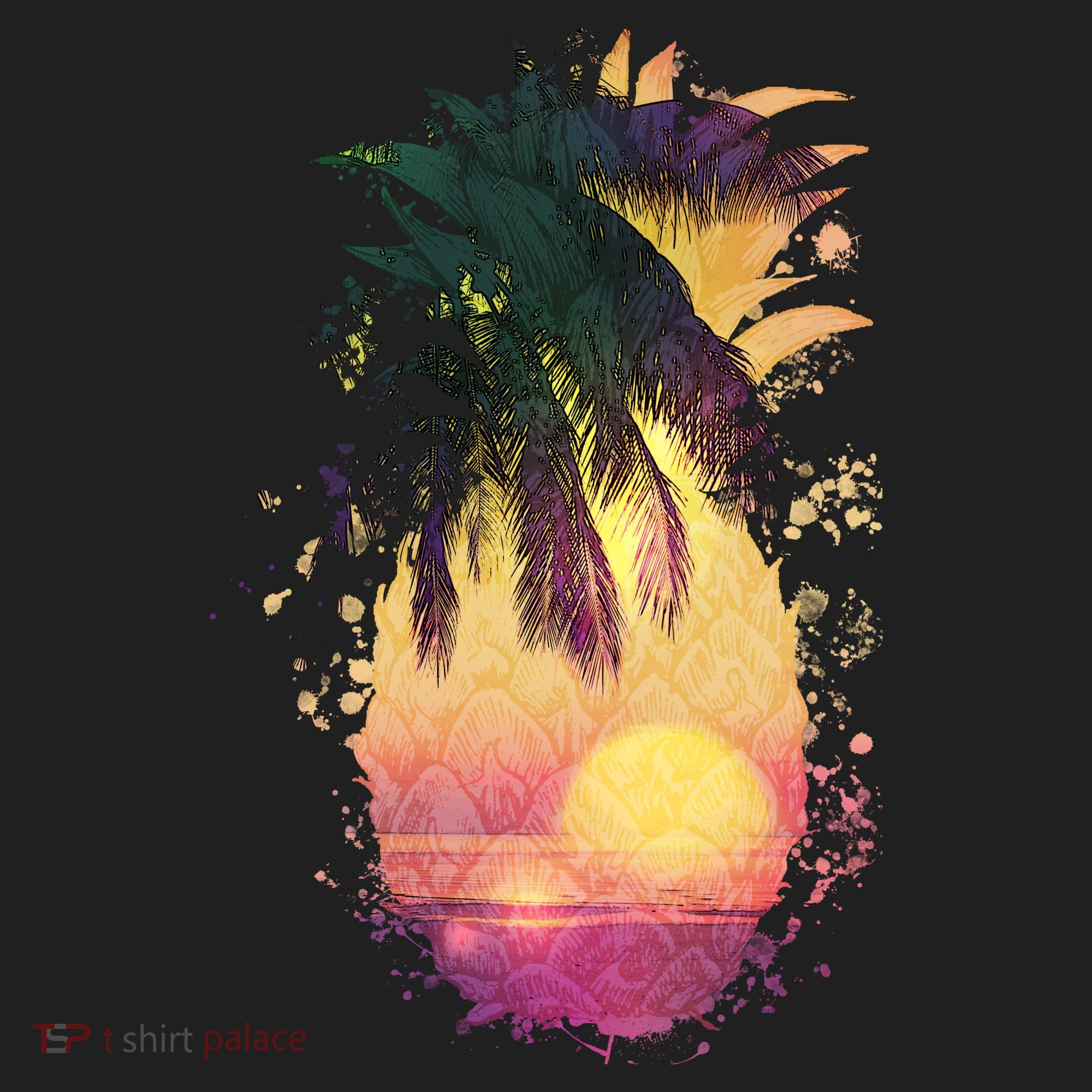 Retro Tropical Pineapple Beanie