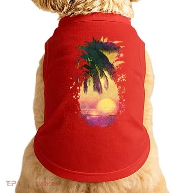 Retro Tropical Pineapple Doggie Tank
