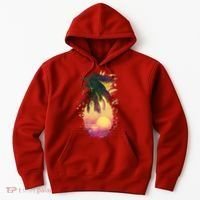 Retro Tropical Pineapple Hoodie thumb 0
