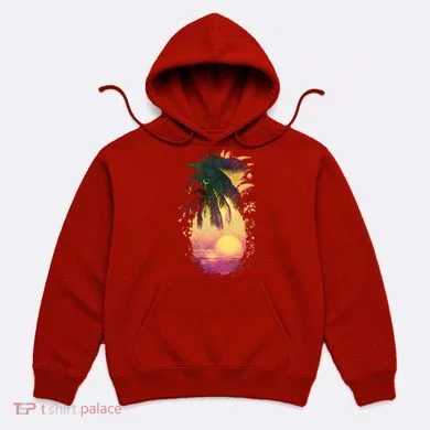 Retro Tropical Pineapple Hoodie