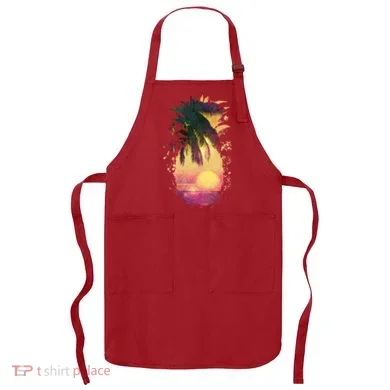 Retro Tropical Pineapple Apron