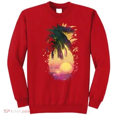 Retro Tropical Pineapple Sweatshirt