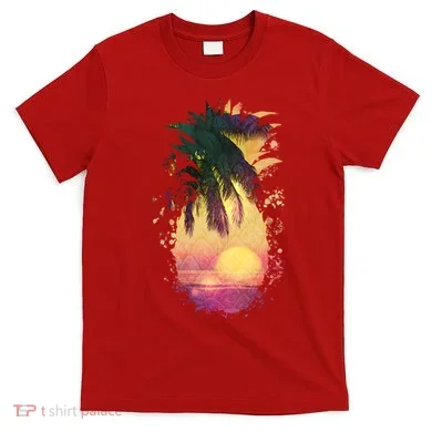 Retro Tropical Pineapple T-Shirt