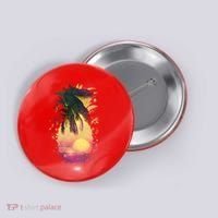Retro Tropical Pineapple Button thumb 0