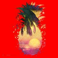 Retro Tropical Pineapple Button thumb 1