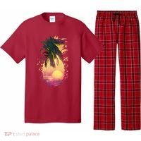 Retro Tropical Pineapple Pajama Set thumb 0