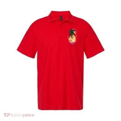 Retro Tropical Pineapple Polo