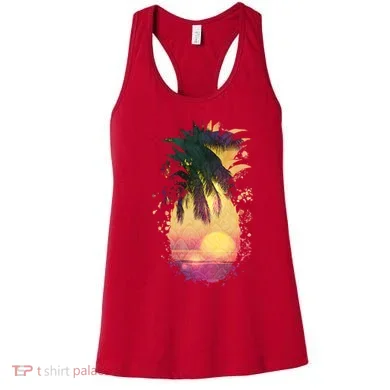 Retro Tropical Pineapple Women's Tank Top