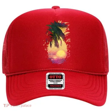 Retro Tropical Pineapple Hat