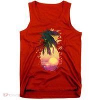 Retro Tropical Pineapple Tank Top thumb 0