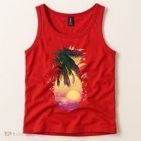 Retro Tropical Pineapple Tank Top thumb 2