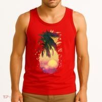 Retro Tropical Pineapple Tank Top thumb 3