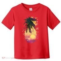 Retro Tropical Pineapple Toddler T-Shirt thumb 0