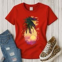 Retro Tropical Pineapple Women's T-Shirt thumb 3