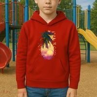 Retro Tropical Pineapple Kids Hoodie thumb 2