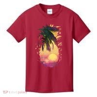 Retro Tropical Pineapple Kids T-Shirt thumb 0
