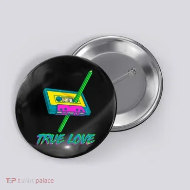 Retro True Love Button