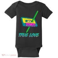 Retro True Love Baby Bodysuit thumb 0