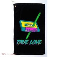 Retro True Love Golf Towel thumb 0
