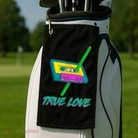 Retro True Love Golf Towel thumb 2