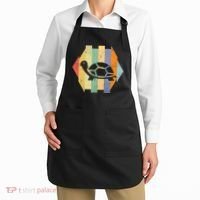 Retro Turtle Silhouette  Apron thumb 2