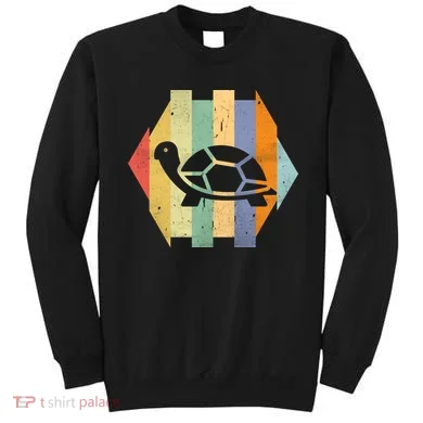 Retro Turtle Silhouette Sweatshirt