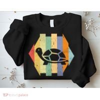 Retro Turtle Silhouette  Sweatshirt thumb 2