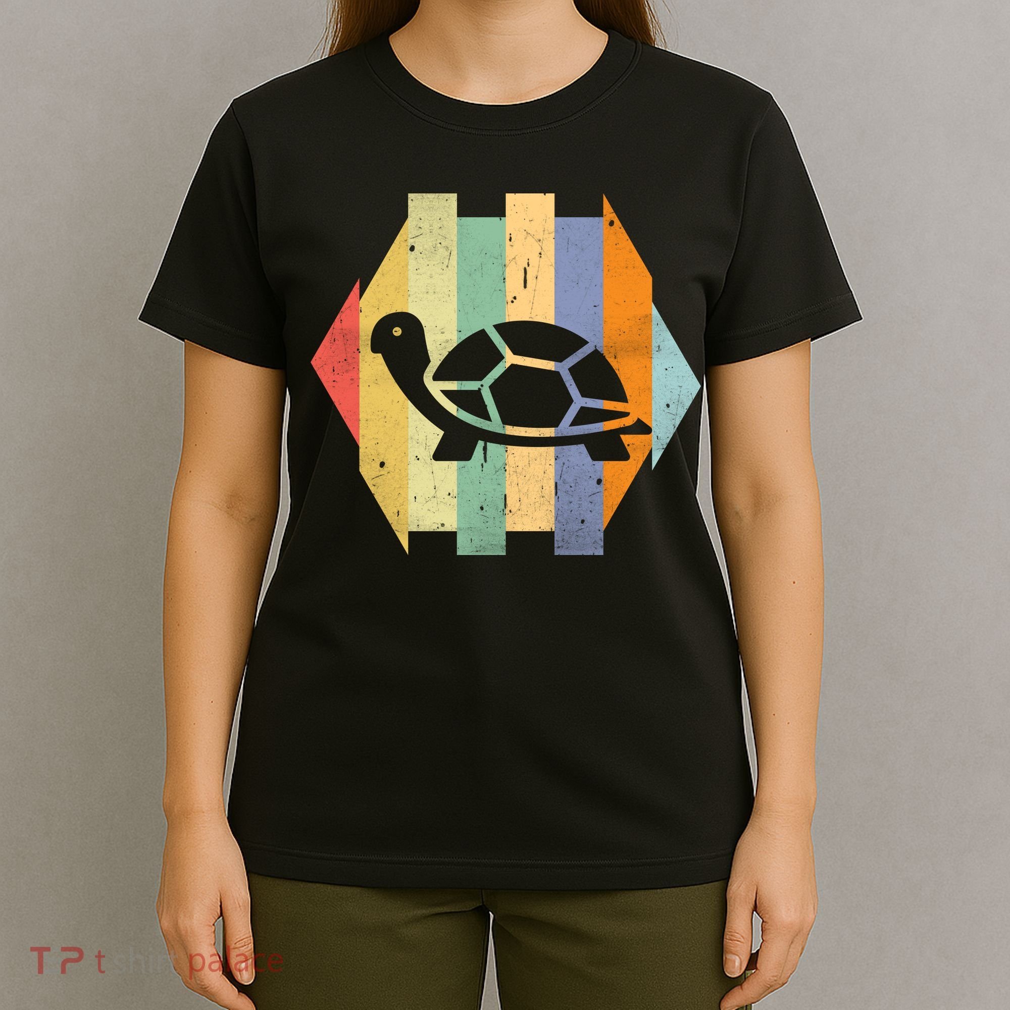 Retro Turtle Silhouette  T-Shirt