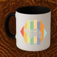Retro Turtle Silhouette  Coffee Mug thumb 2