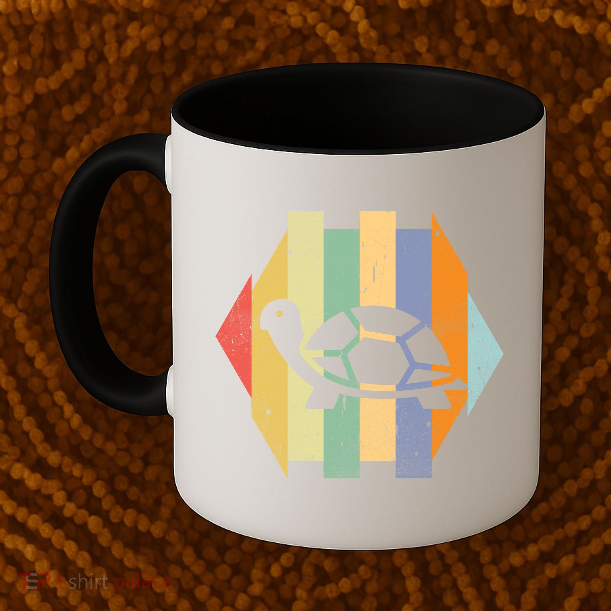 Retro Turtle Silhouette  Coffee Mug