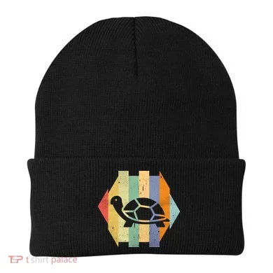 Retro Turtle Silhouette  Beanie