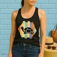 Retro Turtle Silhouette  Women's Tank Top thumb 2