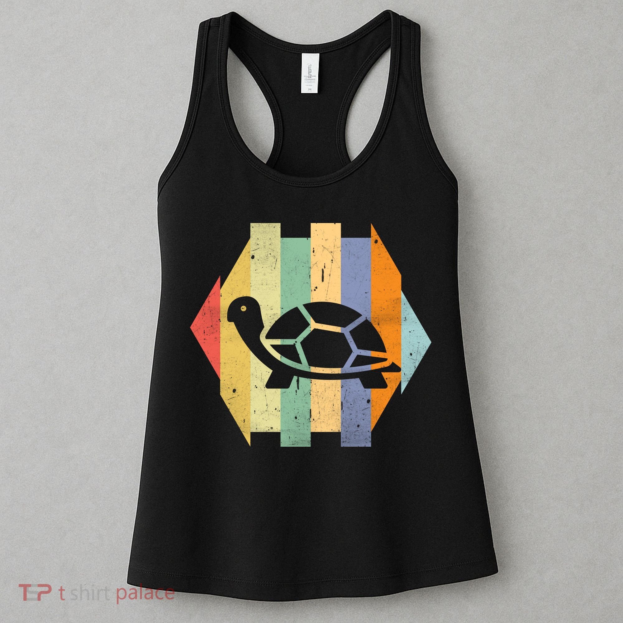 Retro Turtle Silhouette  Women's Tank Top