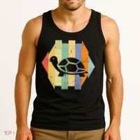 Retro Turtle Silhouette  Tank Top thumb 3