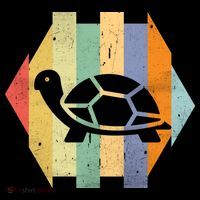 Retro Turtle Silhouette  Visor thumb 3
