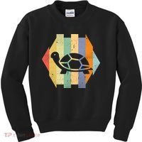 Retro Turtle Silhouette  Kids Sweatshirt thumb 0