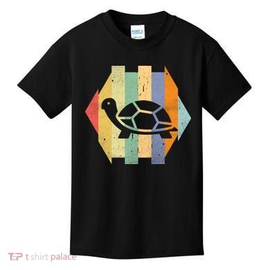 Retro Turtle Silhouette  Kids T-Shirt