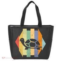 Retro Turtle Silhouette  Tote Bag thumb 0