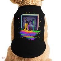 Retro TV Television Pixel Splatter Doggie Tank thumb 0