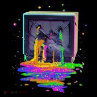 Retro TV Television Pixel Splatter Women's Hoodie thumb 2