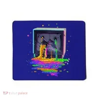 Retro TV Television Pixel Splatter Mousepad thumb 0